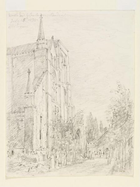 Constable, John (RA), Chichester Cathedral: the west end