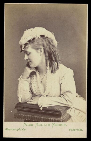 London Stereoscopic and Photographic Company, A portrait of 'Miss Nellie Nesbit'