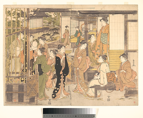 Katsukawa Shunchō, Parody of the Episode of the Third Princess (Modoki Onna San no Miya)