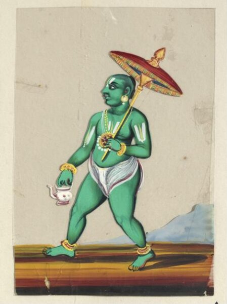 Unknown, One of five paintings of Hindu deities.