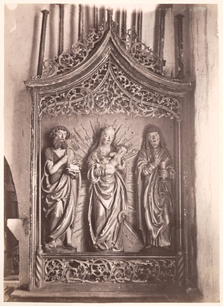 R.Prziborsky, Schnitzaltar in der Kirche Hohenberg gegenüber von Friedstein (?)