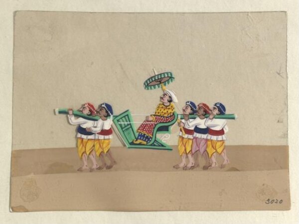 Unknown, One of twelve drawings depicting methods of transport