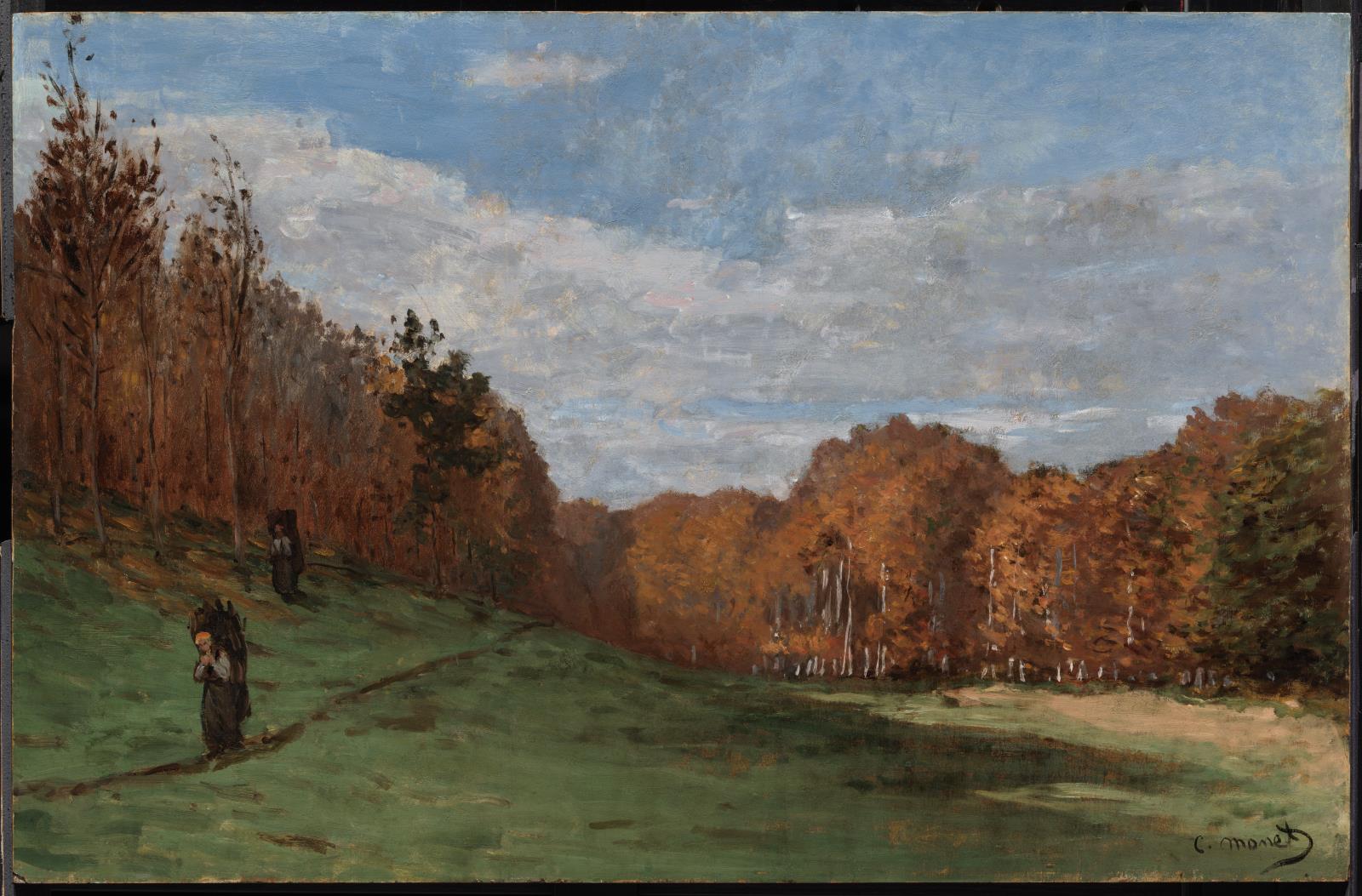 Claude Monet, Woodgatherers at the Edge of the Forest
