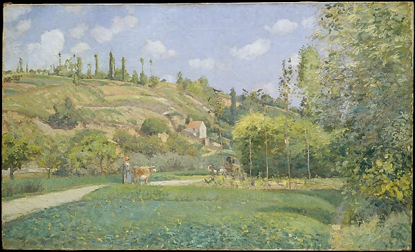 Camille Pissarro, A Cowherd at Valhermeil, Auvers-sur-Oise