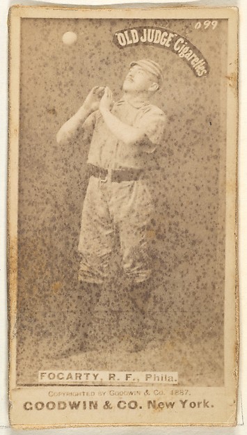 Goodwin & Company, James G. Fogarty, Right Field, Philadelphia, from the Old Judge series (N172) for Old Judge Cigarettes