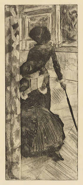 Edgar Degas, Mary Cassatt at the Louvre: The Paintings Gallery
