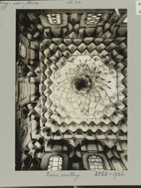 K.A.C. Creswell, Dome vaulting at Bimaristan Nur al-Din, Damascus