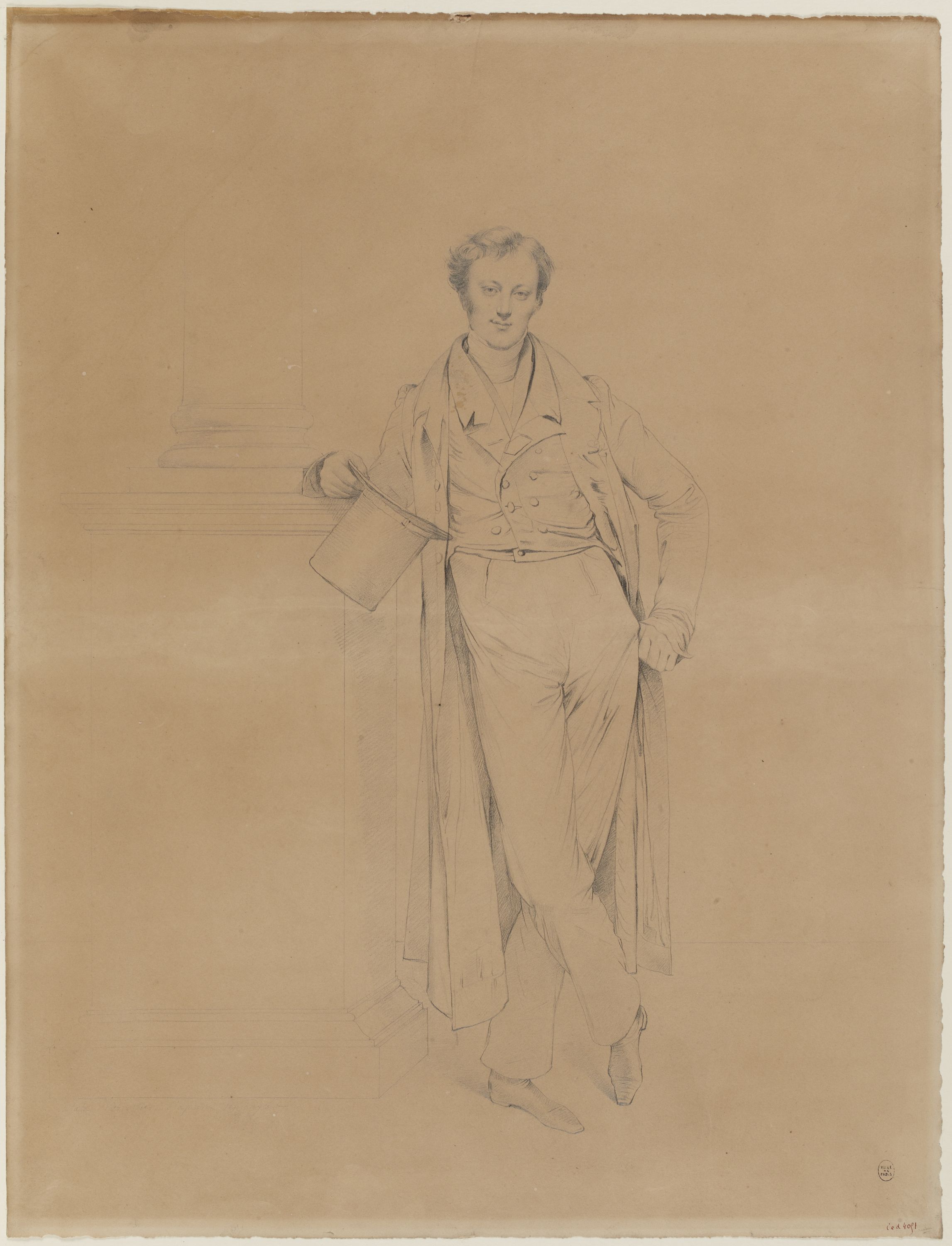Jean-Auguste-Dominique Ingres, Portrait de Monsieur Defresne.