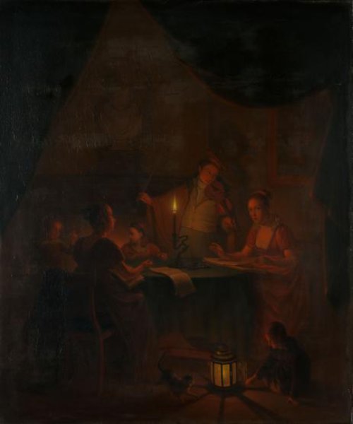 Michiel Versteegh, A Musical Party by Candlelight