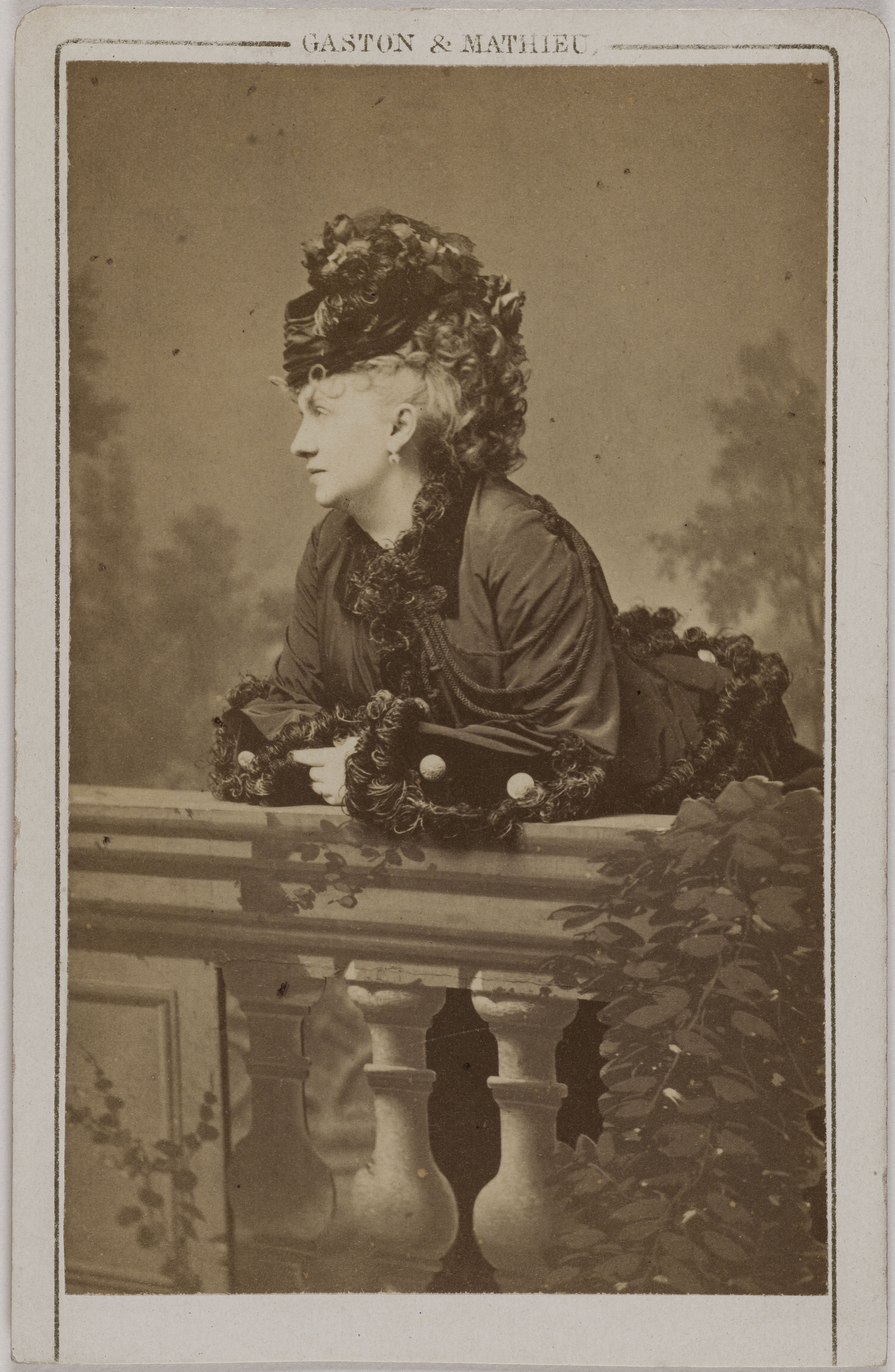 Gaston & Mathieu, Portrait de Blanche d'Antigny (Maria Ernestine Antigny, dite), (1842-1874), (actrice)
