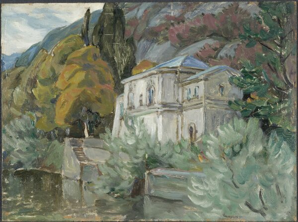 Anna Boberg, Vid Lago di Como. Studie från Italien