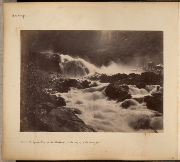 Unknown, View of the Bjoreio River, in the Maabødal