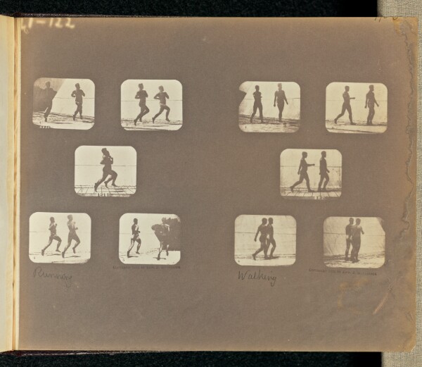 Eadweard J. Muybridge, Running. Walking