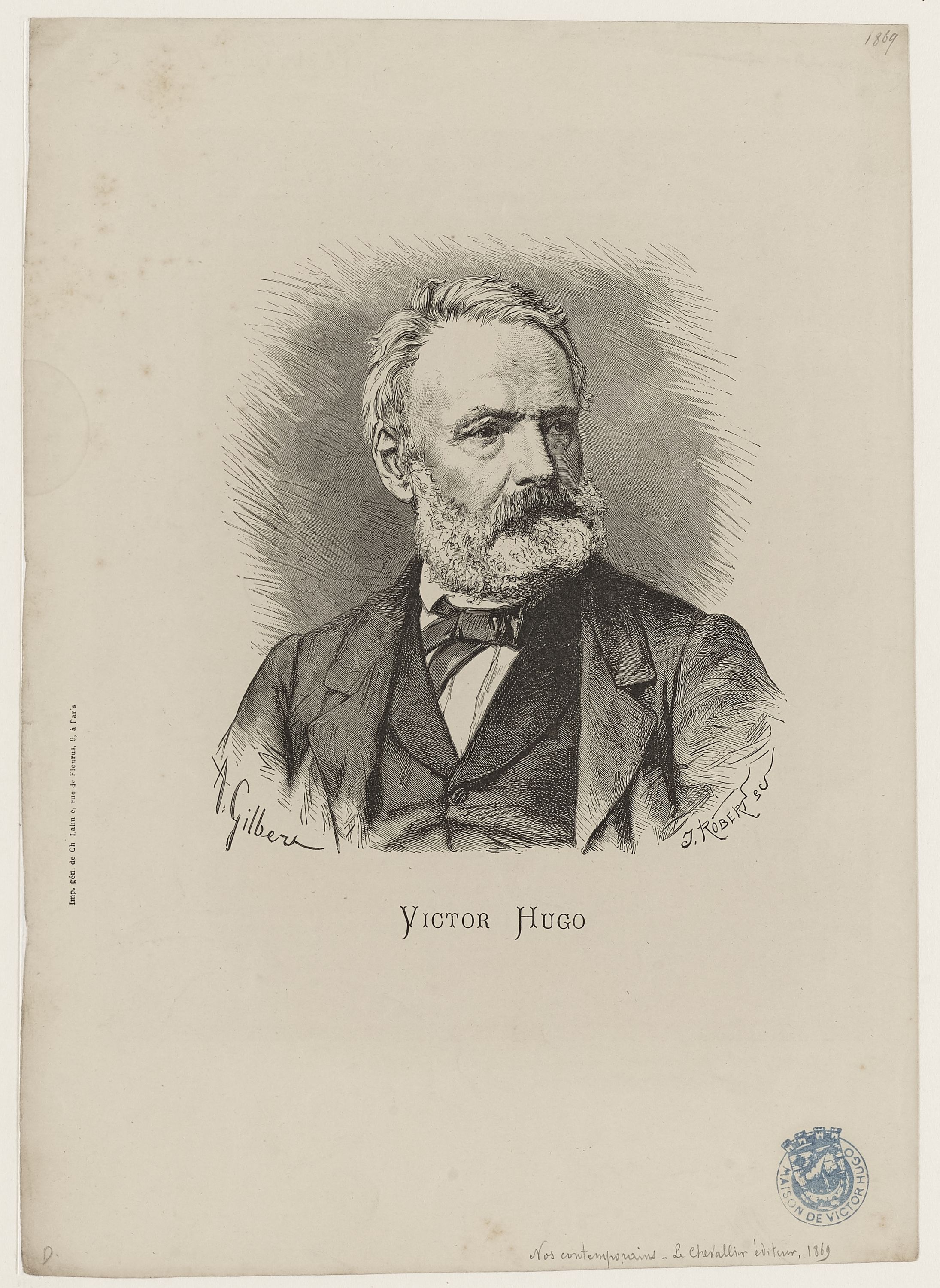 Jules Robert, Victor Hugo