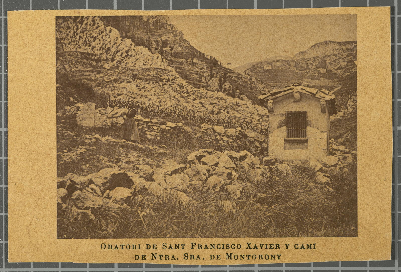 Desconegut, Oratorio de San Francisco Xavier y camino de Ntra. Mrs. de Montgrony