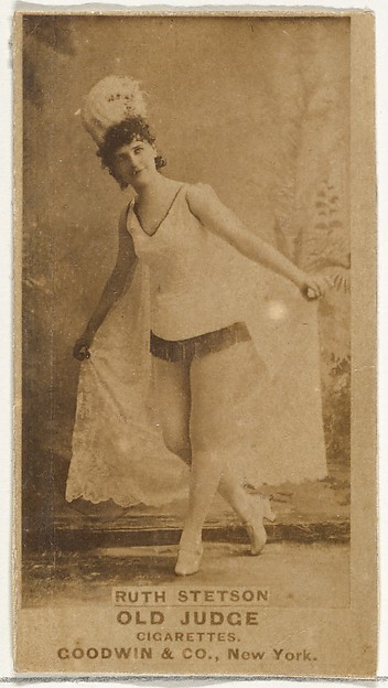Goodwin & Company, Ruth Stetson, from the Actors and Actresses series (N171) for Old Judge Cigarettes