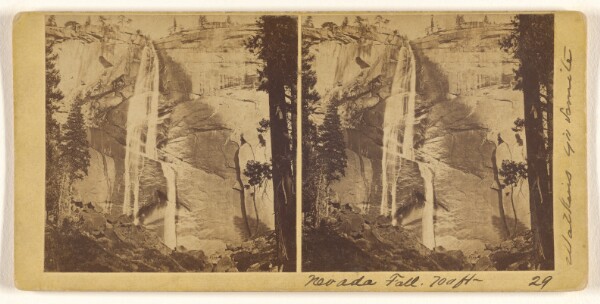 Carleton Watkins, Nevada Fall, 700 Ft. (#29)