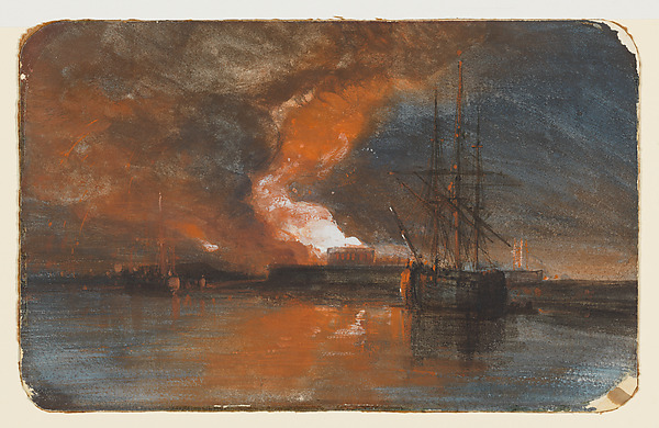 William James Müller, The Burning of the New Gaol, Bristol