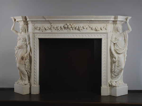 John Michael Rysbrack, Mantelpiece from Chesterfield House, London