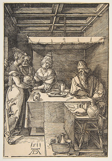 Albrecht Dürer, Salome Receiving the Head of Saint John the Baptist