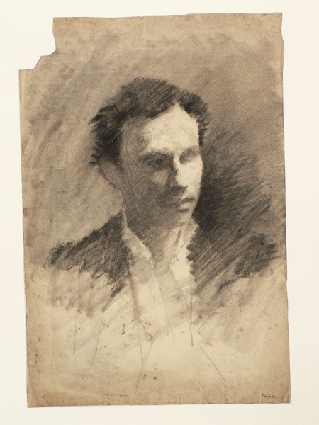 Antoine Bourdelle, Portrait d'homme. Oeuvre de jeunesse