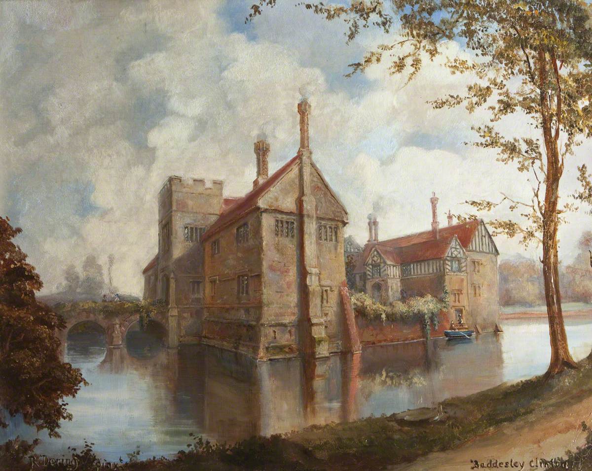 Rebecca Dulcibella Orpen, View of Baddesley Clinton from the North East