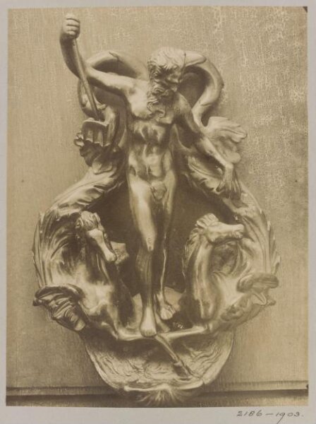 Atget, Jean-Eugène-Auguste, Door Knocker, Hotel Rothschild, Paris, France