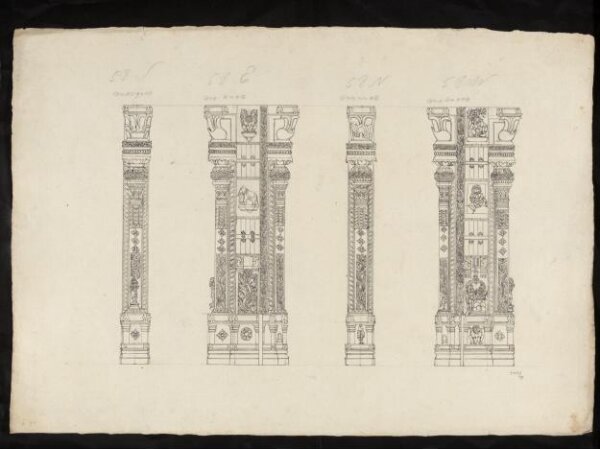 Unknown, Architectural drawing of Tirumala Nayak at Madura,