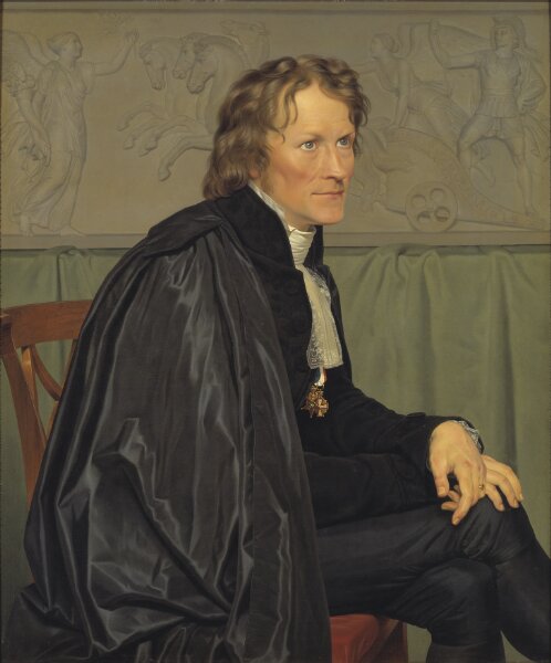 Christoffer Wilhelm Eckersberg, Den danske skulptören Bertel Thorvaldsen