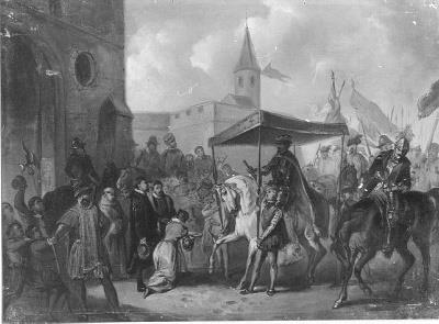 Karel Frederik Bombled, Anno 1582. De huldiging van Anjou te Antwerpen