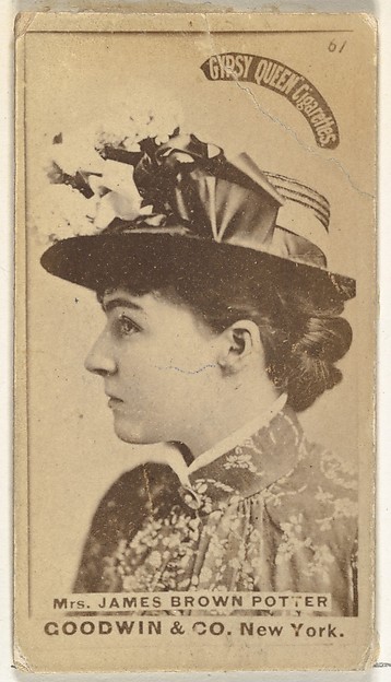 Goodwin & Company, Mrs. James Brown Potter, from the Actors and Actresses series (N171) for Gypsy Queen Cigarettes