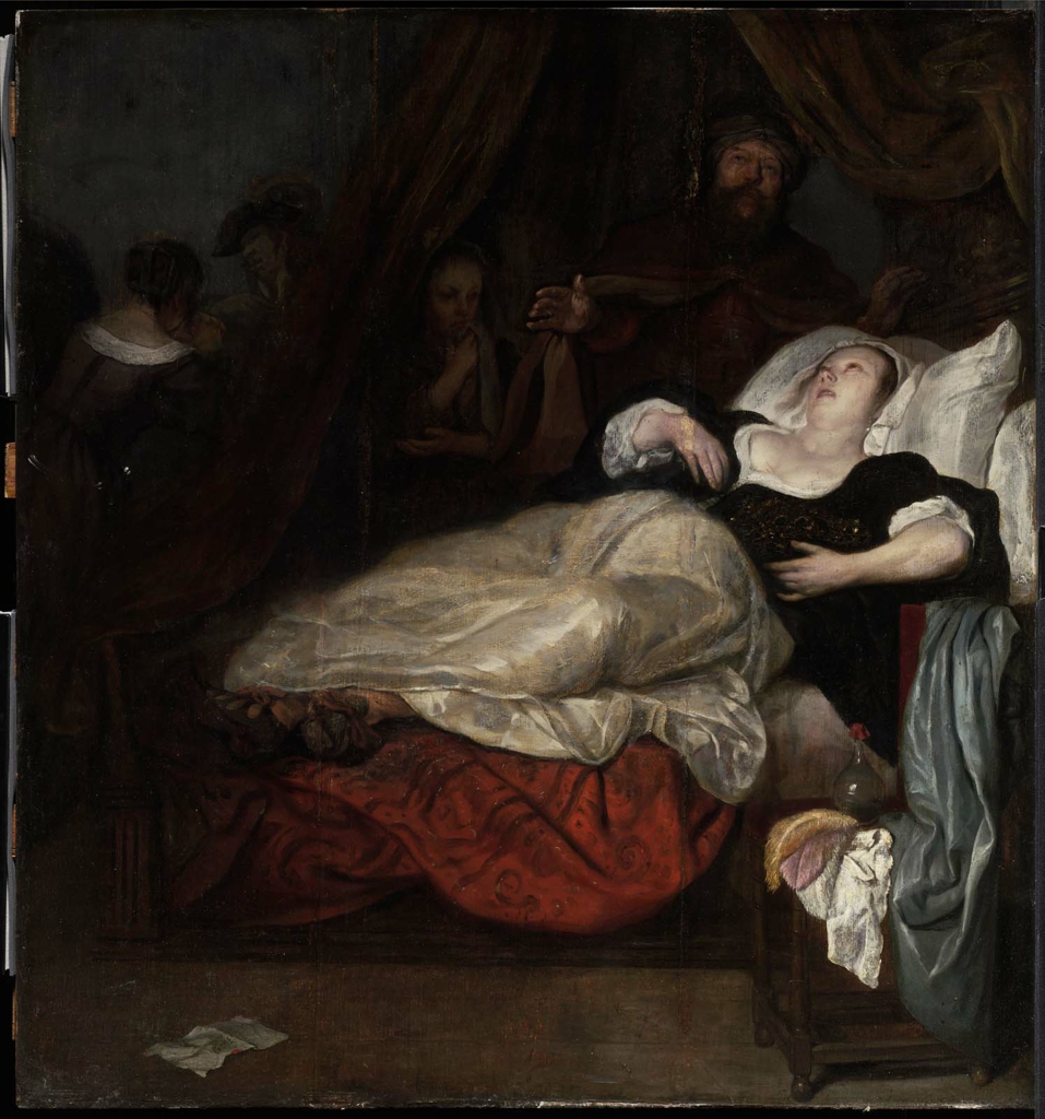 Gabriel Metsu, Woman in Agony (the Death of Sophonisba?)