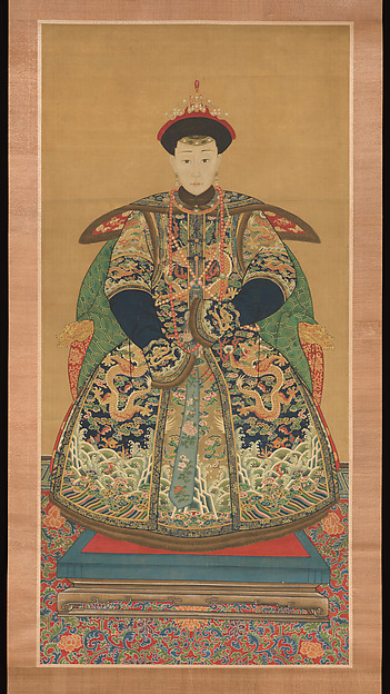 Unidentified artist, Portrait of Empress (?) of Jiaqing