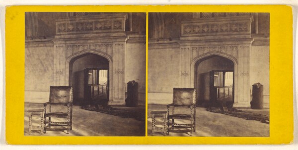 Unknown, Queen Mary's Chair, and Repentence Stool, Linlithgow Church.