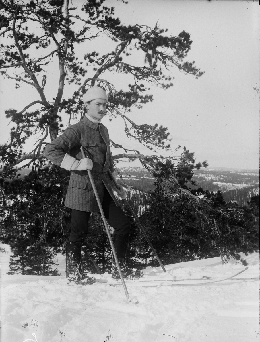 St Joseph, Likely Josef Hönström on Ski Tour, Lapland