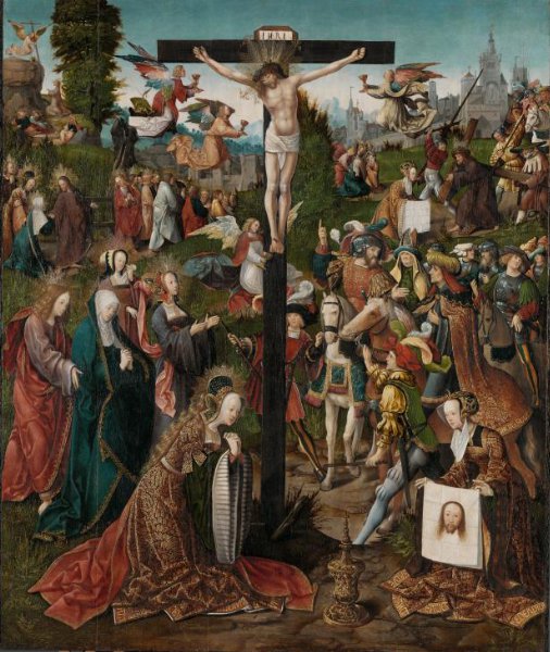 Jacob Cornelisz van Oostsanen, De kruisiging