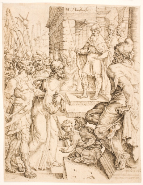 Maarten van Heemskerck, Kristus for Pilatus (?)