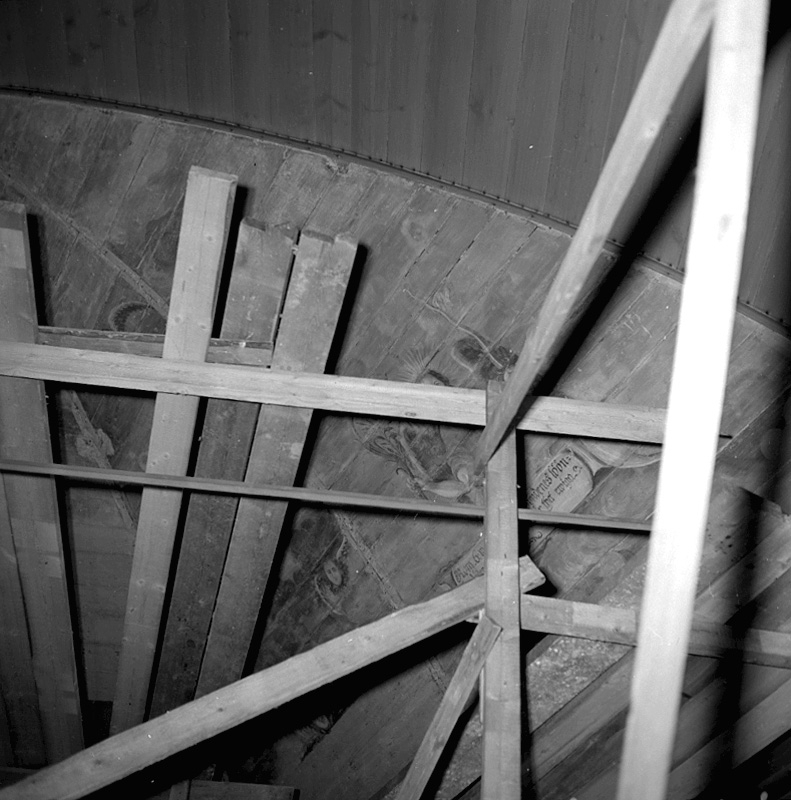Bertil Waldén, The Church of the Iron Book, Interior. April 23, 1959.