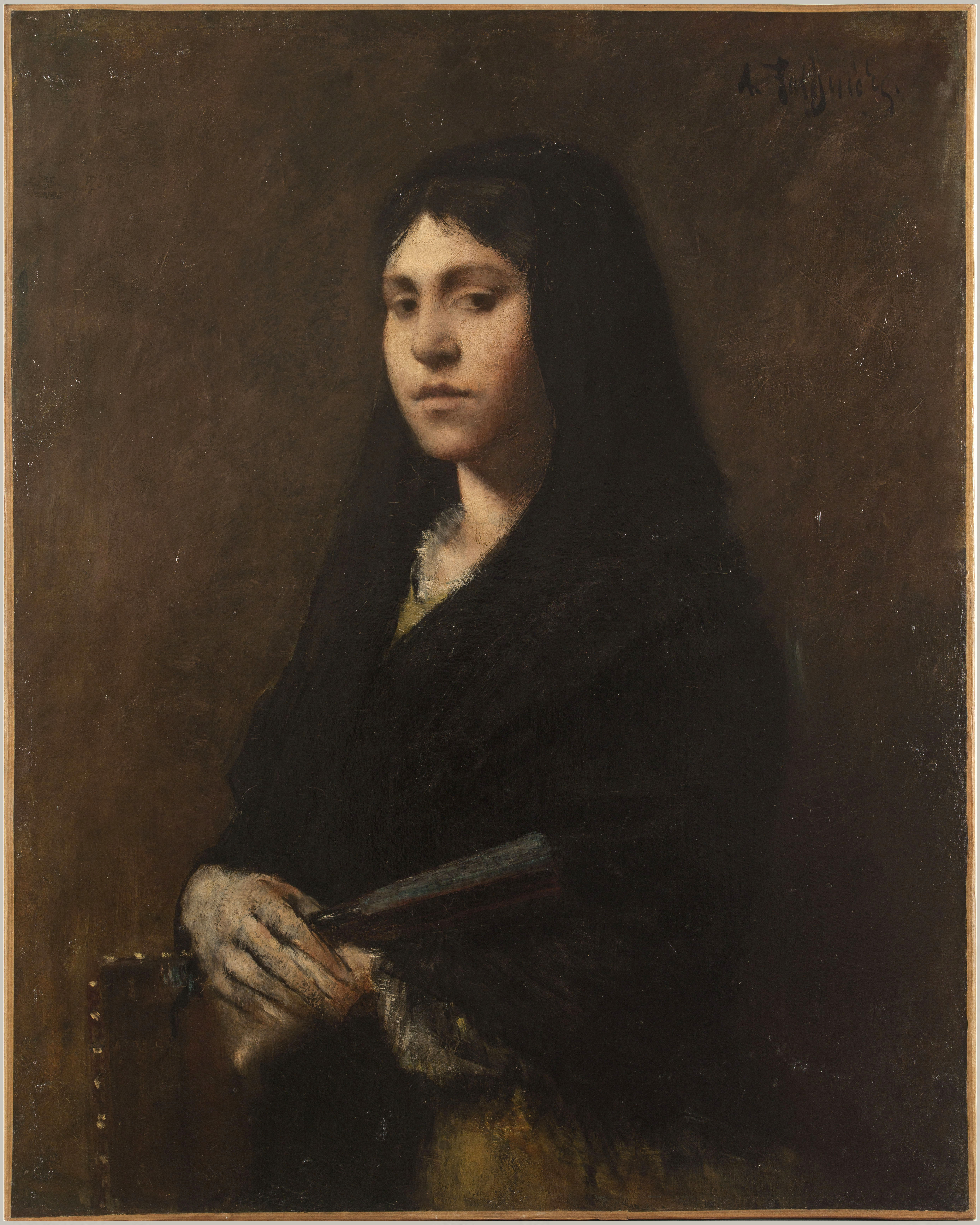 Alexandre Jean Joseph Falguière, Femme à l'éventail