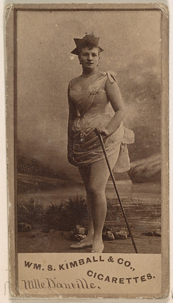 William S. Kimball & Company, Mlle Danville, from the Actresses series (N203) issued by Wm. S. Kimball & Co.