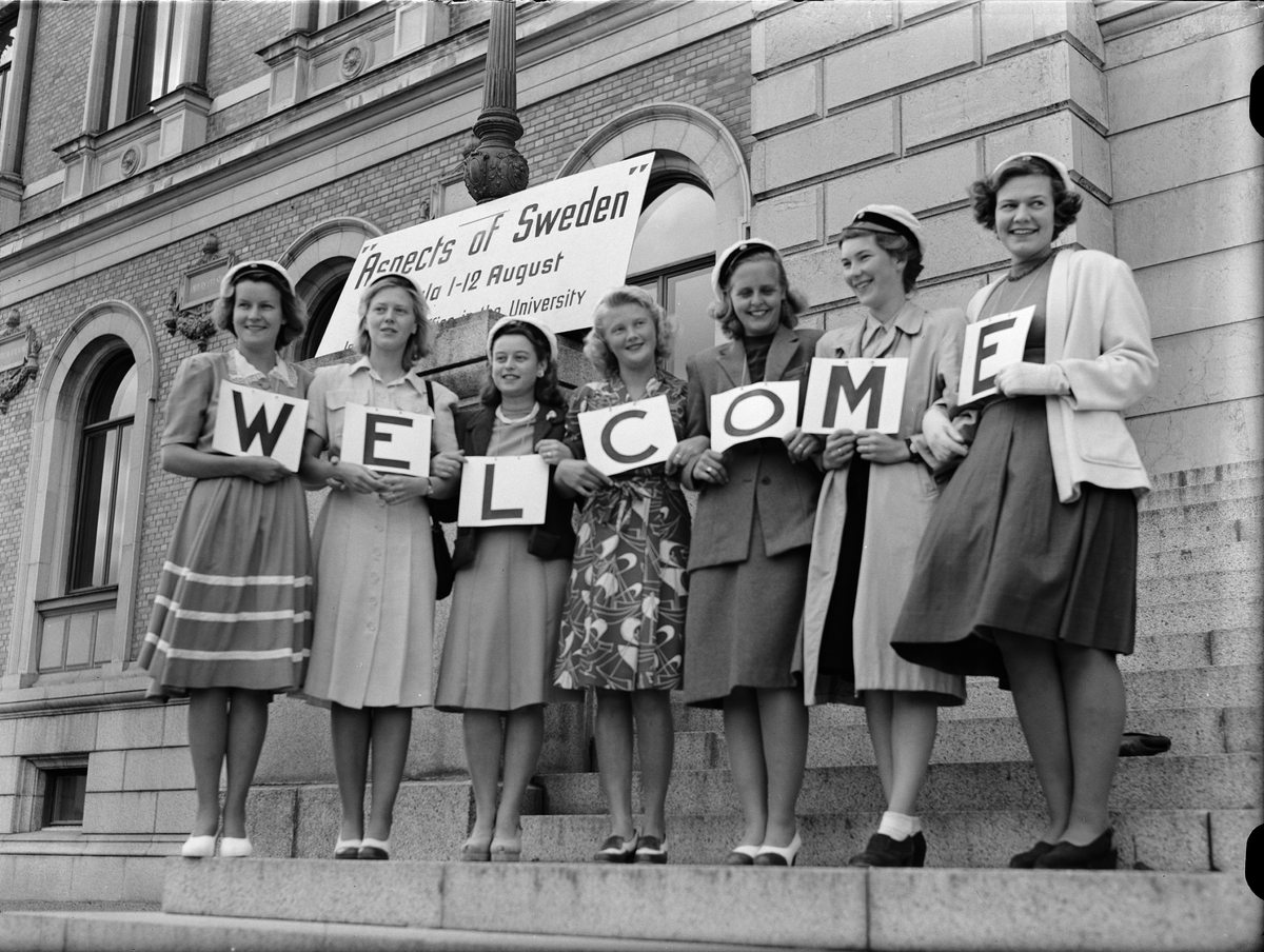 Paul Sandberg, "Öppnandet av den internationella kursen", Uppsala augusti 1947