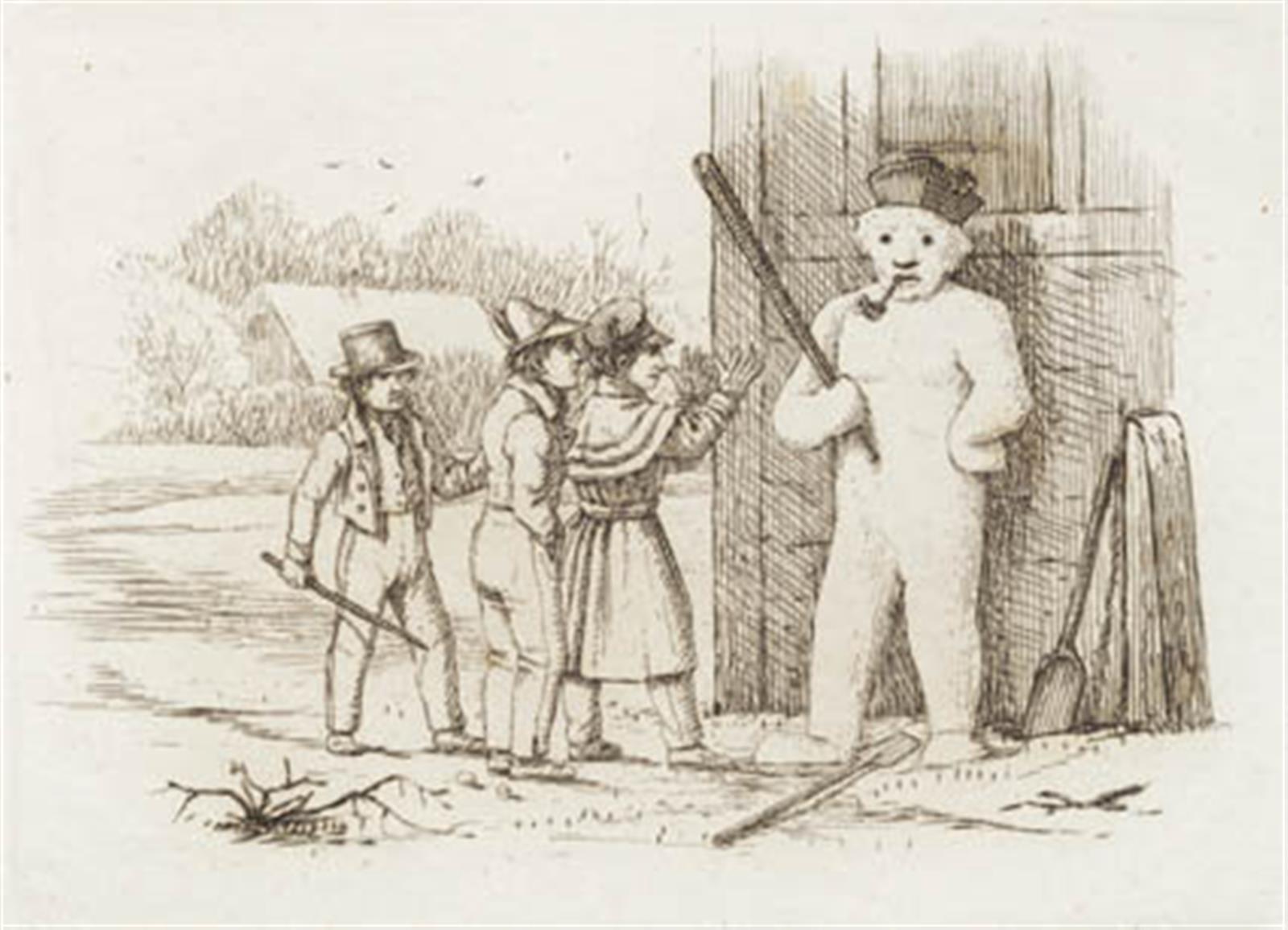 Martinus Rørbye, Illustration til "Halvhundrede Fabler for Børn" af Hey