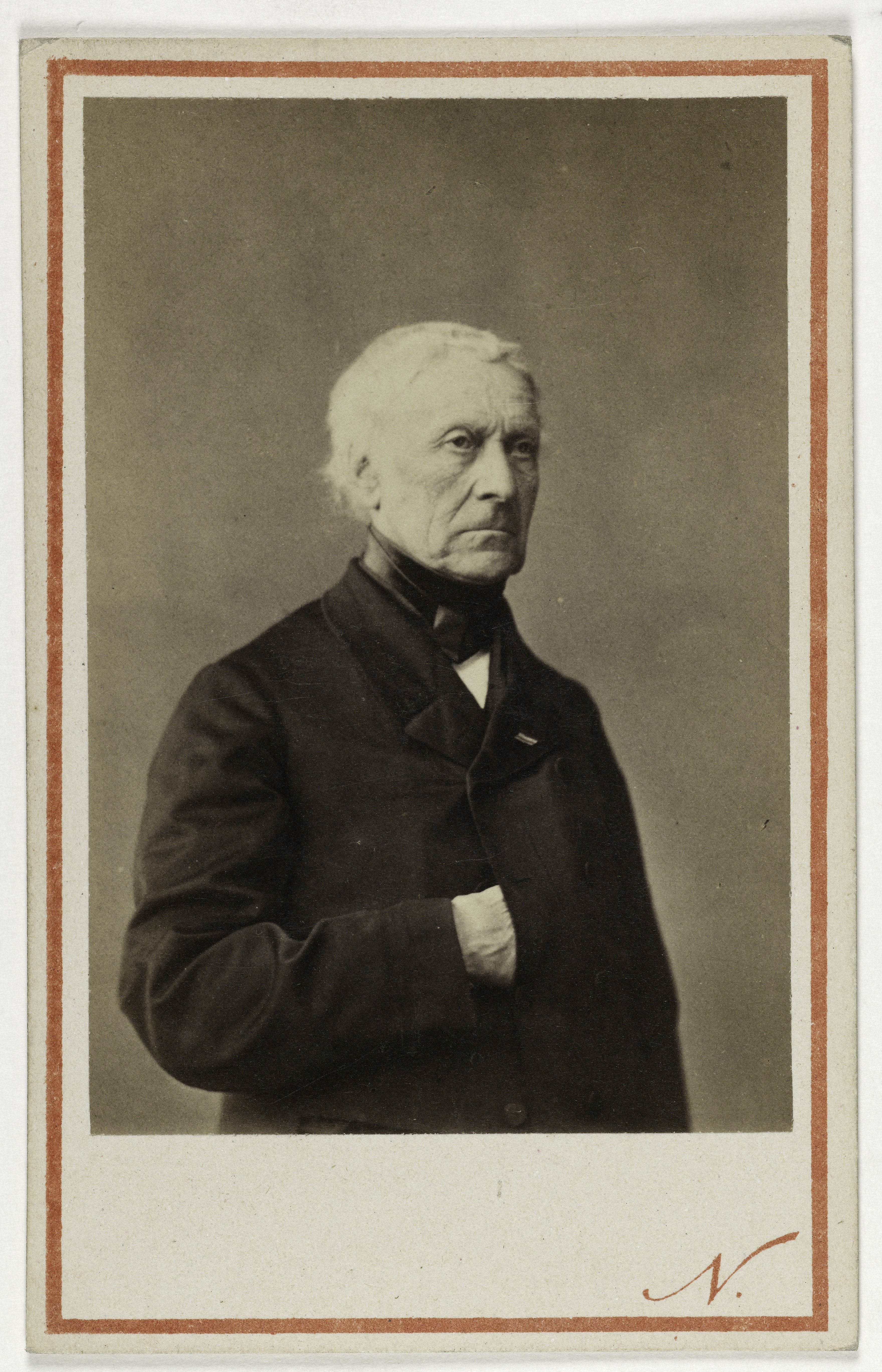 Atelier Nadar, Portrait de François Guizot, (1784-1874), écrivain, homme d'Etat