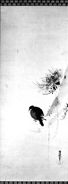 Kano Naonobu, Crow on a Tree