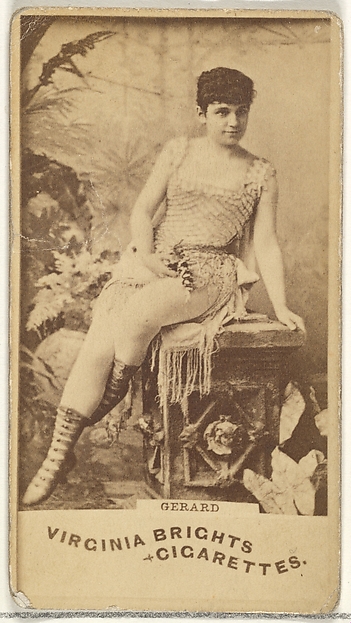 Allen & Ginter, Gerard, from the Actors and Actresses series (N45, Type 1) for Virginia Brights Cigarettes