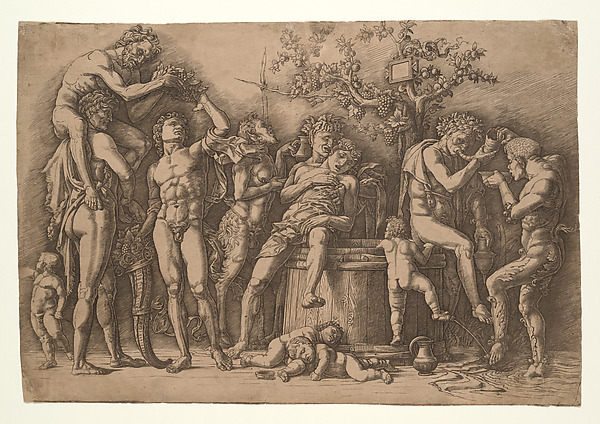 Andrea Mantegna, Bacchanal with a Wine Vat