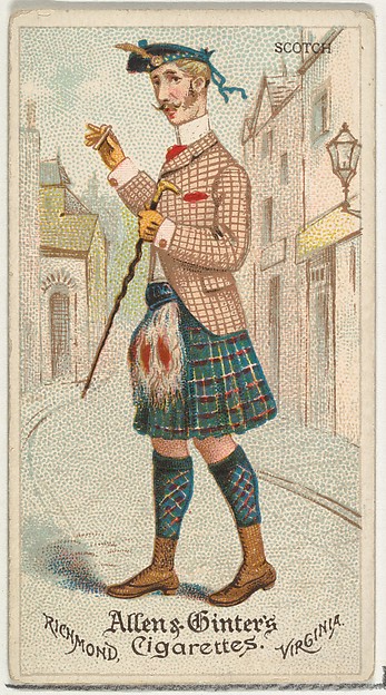 Allen & Ginter, Scotch, from World's Dudes series (N31) for Allen & Ginter Cigarettes