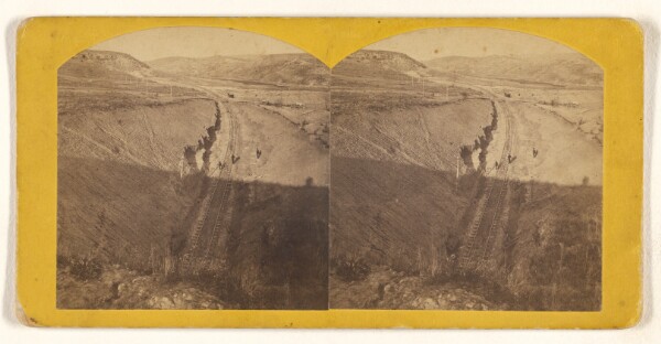A. J. Russell, [View from top of tunnel No. 2 U.P.R.R.]