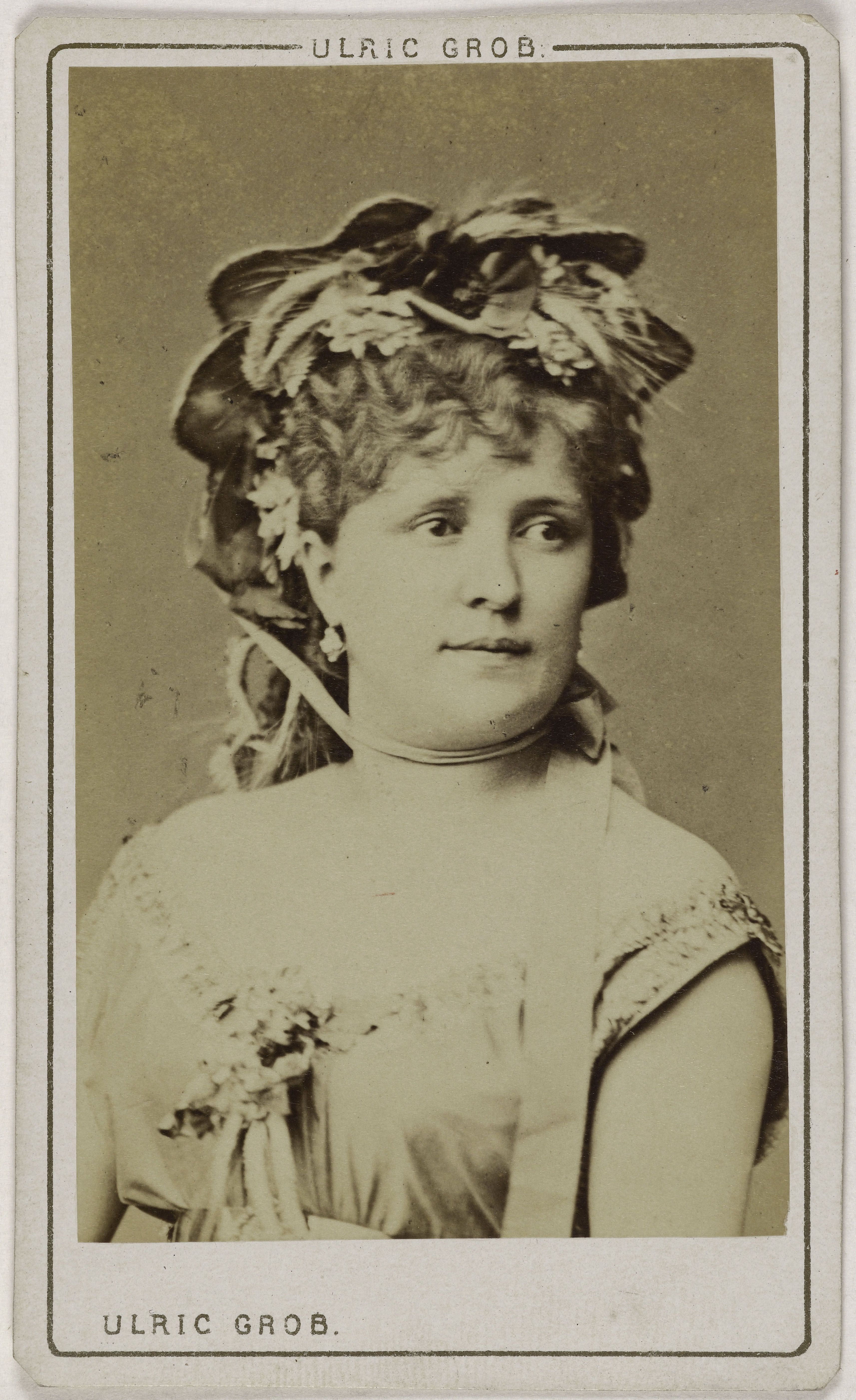Ulric Grob, Portrait de Dartaud (Anna Godot, dite) (18 -1887), (actrice)