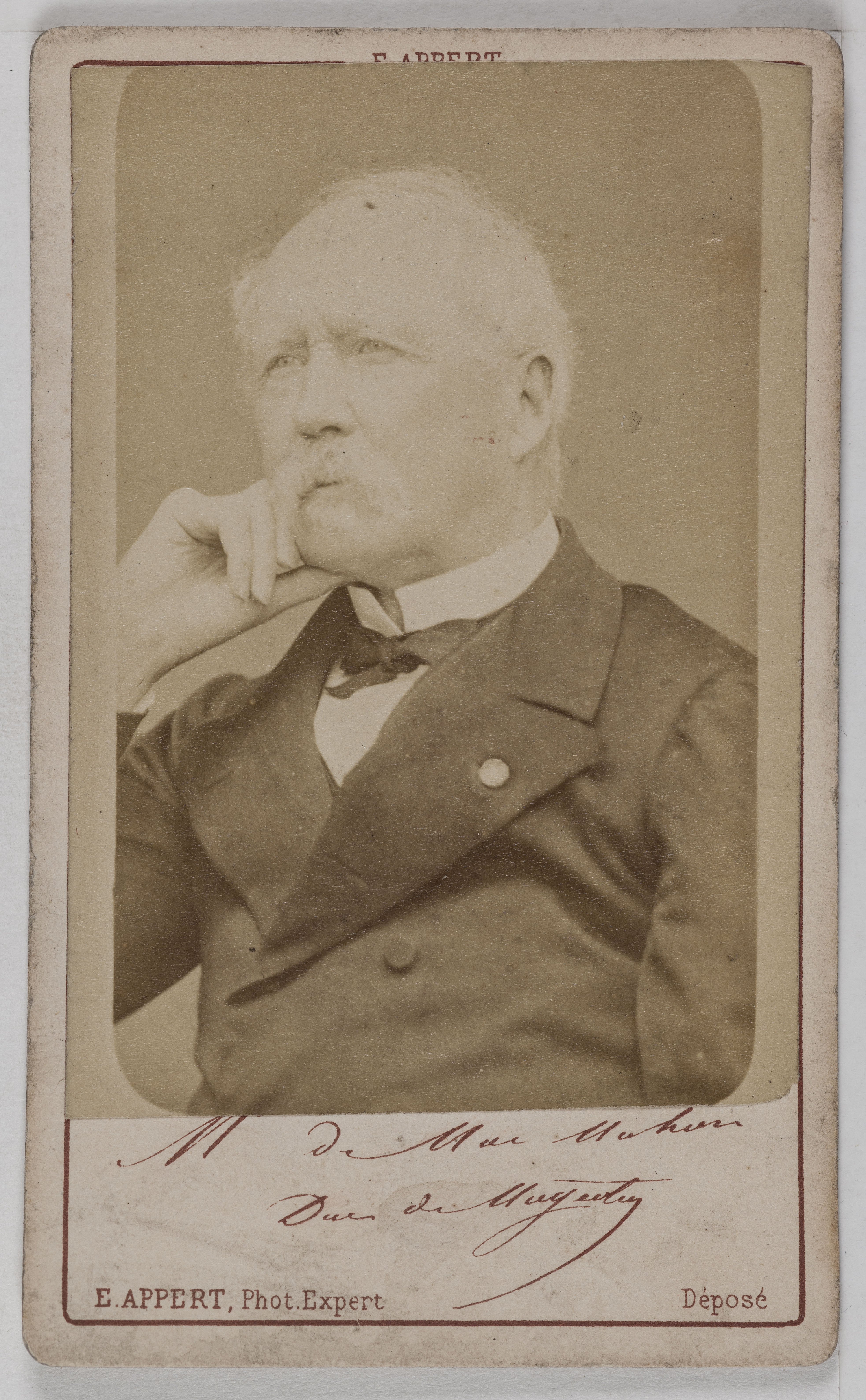 Ernest Charles Appert, Portrait de Patrice de Mac-Mahon, (1808-1893), (Maréchal de France, Président de la République 1873-79)